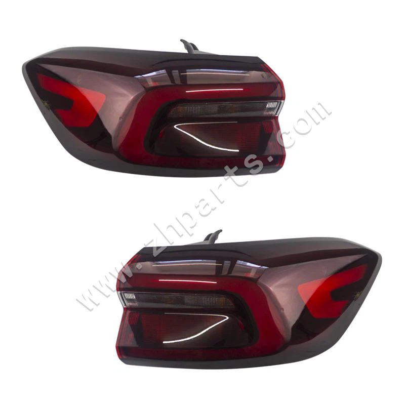 Rhannau Auto Tu Allan i'r Cefn Lamp Cynffon Golau Cynffon Lamp L 605000201AA R 605000202AA Ar gyfer Chery Tiggo 7 PRO